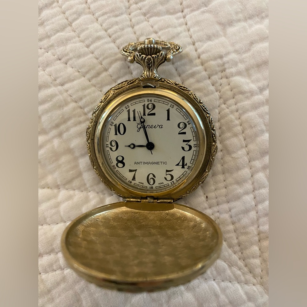 Geneva pocket watch vintage